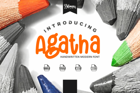 Agatha: A Handwritten Font with a Modern Edge