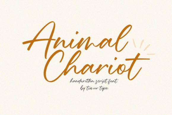 Animal Chariot: The Handwritten Font for Authentic Branding