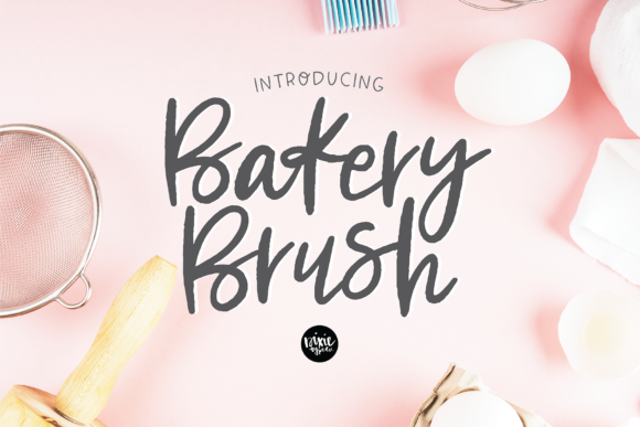 Bakery Brush: A Bouncy Handwritten Font for Creative Projects