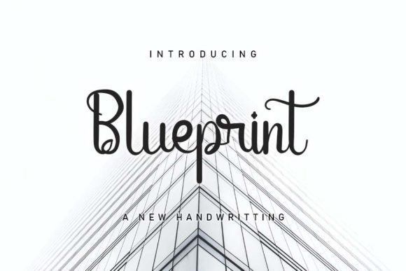 Blueprint: The Sweet Handwritten Font for Joyful Design