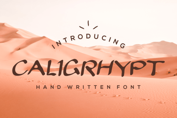 Caligrhypt: Where Quirky Character Meets Contemporary Design
