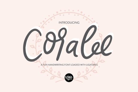 Coralee: A Handwritten Font with Effortless Versatility