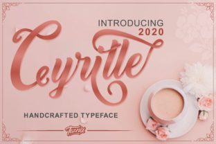 Cyrille: The Handwritten Font with Timeless Elegance