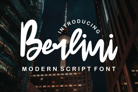 Discover Berlini: A Handwritten Font with Modern Class