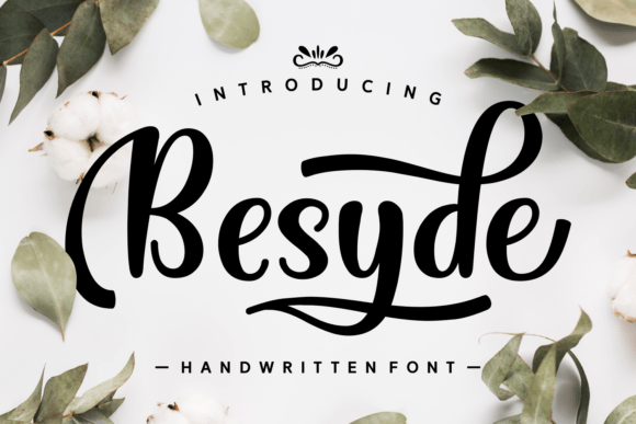 Discovering Besyde: The Handwritten Font for Elegant Designs