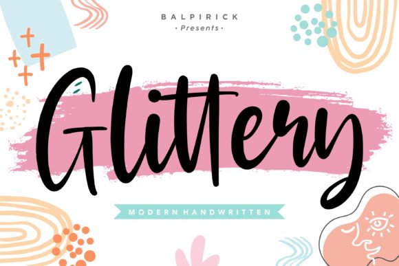 Glittery: The Handwritten Font That Brings Authenticity to Modern Design