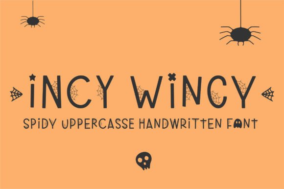 Incy Wincy: A Handwritten Halloween Font for Bold October Projects