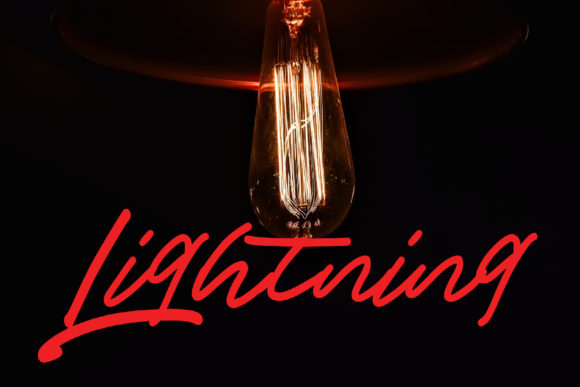 Lightning: The Brush Pen Font for Authentic Branding