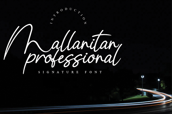 Mallanitan: A Handwritten Font for Modern Creatives