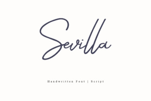 Sevilla: The Handwritten Font That Feels Like a Signature