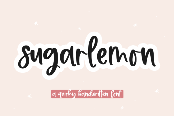 Sugarlemon: The Handwritten Font for Elegant & Friendly Design
