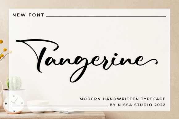 Tangerine: A Premium Handwritten Font for Impactful Design