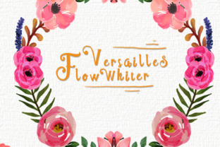 Versailles Flow Whiter: A Handwritten Font for Modern and Vintage Projects