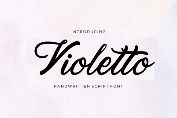 Violetto: A Modern Handwritten Font for Elevated Design
