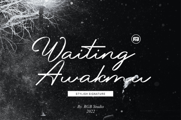 Waiting Awakmu: A Handwritten Font for Elegant Creations