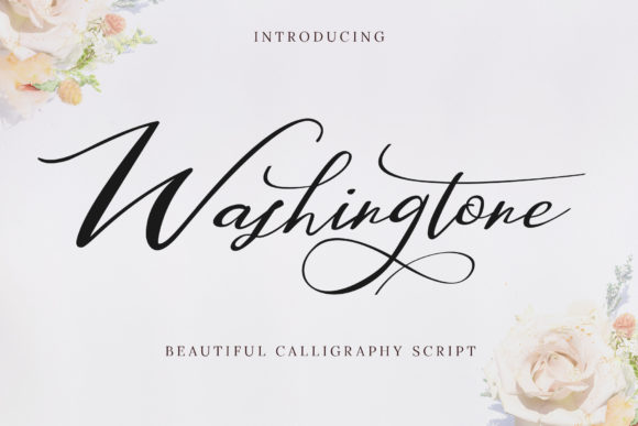 Washingtone: A Handwritten Font for Modern Elegance